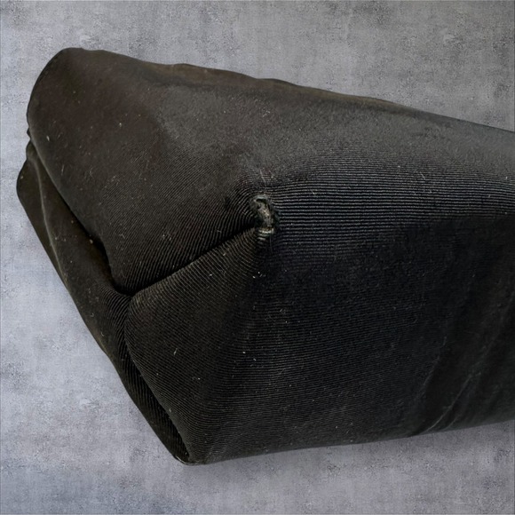 Kate Spade New York Black Canvas Tote Bag Small Classic Everyday Purse - Picture 6 of 12